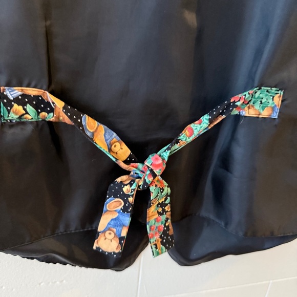 Vintage Kyote Hand-Painted Teddy Bear Print Vest - Picture 7 of 8